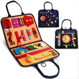 NNEDSZ Montessori Busy Board - Educational Sensory Activity Toy for Toddlers