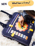 NNEDSZ Montessori Busy Board - Educational Sensory Activity Toy for Toddlers