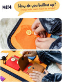 NNEDSZ Montessori Busy Board - Educational Sensory Activity Toy for Toddlers