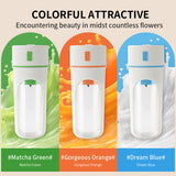 NNEDSZ Orange Portable Blender Bottle - Rechargeable Mini Blender for DIY Juices and Smoothies