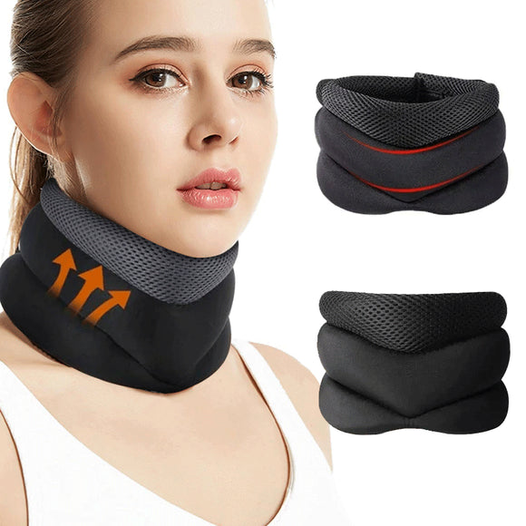 NNEDSZ Adjustable Neck Brace with V-Shape Design – Cervical Spine Support for Pain Relief and Posture Correction