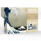 NNEDSZ Kanagawa Uburi DIY 1000-Piece Paper Puzzle - Creative Educational Toy for Family Fun