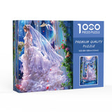 NNEDSZ Wedding Girl DIY 1000-Piece Paper Puzzle - Creative Educational Toy for Family Fun