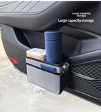 NNEDSZ Black Upgraded Waterproof Car Storage Bag - Multi-Position Hanging Organizer