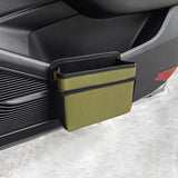 NNEDSZ Green Upgraded Waterproof Car Storage Bag - Multi-Position Hanging Organizer