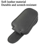 NNEDSZ 2pcs Beige Car Sun Visor Glasses Holder - Universal Sunglasses Clip for Secure Storage