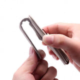 NNEDSZ Red Multifunctional Car Sun Visor Glasses Clip with Card Holder - Compact and Convenient