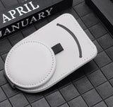 NNEDSZ Grey Multifunctional Car Sun Visor Glasses Clip with Card Holder - Compact and Convenient