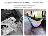 NNEDSZ White Car Back Seat Organizer Hammock - Portable Storage Solution