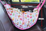 NNEDSZ Nevy Blue Car Back Seat Organizer Hammock - Portable Storage Solution