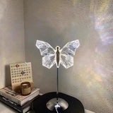 NNEDSZ Butterfly LED Night Light - Creative Crystal Design for Ambient Lighting
