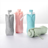 NNEDSZ Green 600ml Silicone Folding Water Bottle – Eco-Friendly Collapsible Travel Bottle600ml Silicone Folding Water Bottle - Eco-Friendly Collapsible Travel Bottle