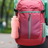 NNEDSZ Grey 600ml Silicone Folding Water Bottle - Eco-Friendly Collapsible Travel Bottle600ml Silicone Folding Water Bottle - Eco-Friendly Collapsible Travel Bottle