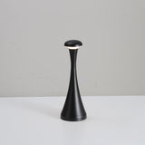 NNEDSZ Black Modern Minimalist LED Mushroom Lamp - Touch Control Rechargeable Night Light