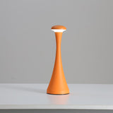 NNEDSZ Orange Modern Minimalist LED Mushroom Lamp - Touch Control Rechargeable Night Light