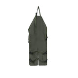 NNEDSZ Khaki Pocket Heavy-Duty Gardening Apron with Adjustable Straps and Multi-Pocket Design