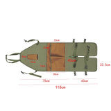 NNEDSZ Brown Pocket Heavy-Duty Gardening Apron with Adjustable Straps and Multi-Pocket Design