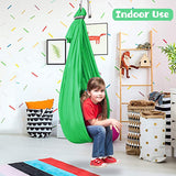 NNEDSZ Blue Kids' Outdoor Hanging Swing Pod Chair - Comfortable & Durable Hammock for Play