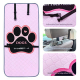 NNEDSZ Black Dog Car Seat Cover - Waterproof & Scratch-Resistant Pet Seat Protector