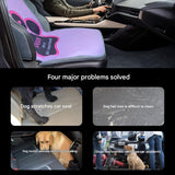NNEDSZ Eyes Puppy Dog Car Seat Cover - Waterproof & Scratch-Resistant Pet Seat Protector