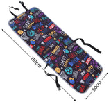 NNEDSZ Graffiti Dog Car Seat Cover - Waterproof & Scratch-Resistant Pet Seat Protector