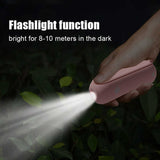 NNEDSZ Pink Portable Foldable Mini Fan with USB Power Bank