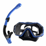 NNEDSZ Blue Professional Snorkeling Mask and Dry-Top Snorkel Set