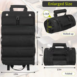NNEDSZ Heavy-Duty Tool Organizer Roll with Detachable Pouches