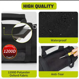 NNEDSZ Heavy-Duty Tool Organizer Roll with Detachable Pouches