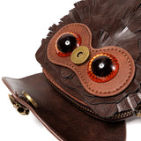 NNEDSZ Handcrafted Leather Owl Crossbody Bag – Unique Retro Design Shoulder Purse for Women