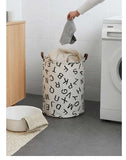 NNEDSZ Penguins Canvas Laundry Storage Basket with Adorable Animal Designs