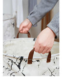 NNEDSZ Dog Canvas Laundry Storage Basket with Adorable Animal Designs