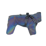 NNEDSZ XL Laser Adjustable Waterproof Reflective Dog Raincoat with Harness Design