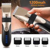 NNEDSZ Pink Rechargeable Pet Hair Clipper with Adjustable Blades