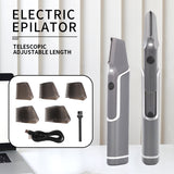 NNEDSZ Rechargeable Electric Hair Epilator with Adjustable Length - Multipurpose Grooming Tool