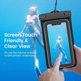 NNEDSZ Black Floating Waterproof Phone Pouch - Secure and Durable