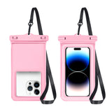 NNEDSZ Pink Floating Waterproof Phone Pouch - Secure and Durable