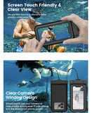 NNEDSZ Green Floating Waterproof Phone Pouch - Secure and Durable