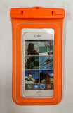 NNEDSZ Orange Floating Waterproof Phone Pouch - Secure and Durable