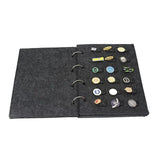 NNEDSZ Felt Jewelry Display Book for Pin and Brooch Storage, Compact and Portable Organizer