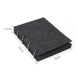 NNEDSZ Felt Jewelry Display Book for Pin and Brooch Storage, Compact and Portable Organizer
