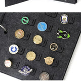 NNEDSZ Felt Jewelry Display Book for Pin and Brooch Storage, Compact and Portable Organizer