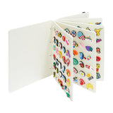 NNEDSZ White Felt Storage Book for Shoe Charms and Pin Collectibles, Durable Organizer