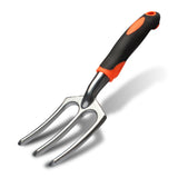 NNEDSZ Orange 8-Piece Heavy-Duty Gardening Tool Set with Ergonomic Handles and Storage Bag