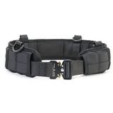 NNEDSZ Black Tactical Utility Belt with Adjustable Straps and Metal Buckle