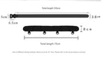 NNEDSZ Black Tactical Utility Belt with Adjustable Straps and Metal Buckle