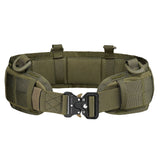 NNEDSZ Green Tactical Utility Belt with Adjustable Straps and Metal Buckle