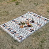 NNEDSZ Autumn Maple Leaves Bohemian Style Outdoor Picnic Blanket - 130*180cm Decorative Throw