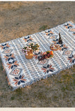 NNEDSZ Black And White Graffiti Bohemian Style Outdoor Picnic Blanket - 130*180cm Decorative Throw