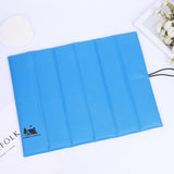 NNEDSZ Blue Portable Outdoor Folding Seat Cushion - 42cm x 32cm for Camping and Hiking